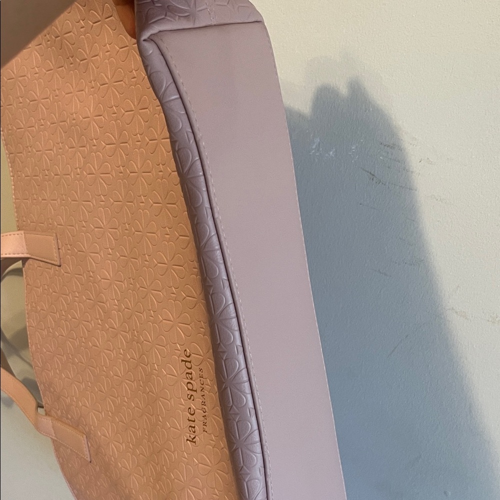 Kate Spade Blush Pink Embossed Tote - Picture 8 of 8